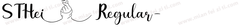 STHei Regular字体转换